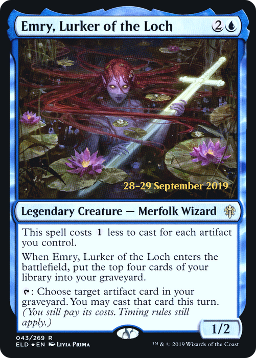 Emry, Lurker of the Loch (PRE-43S) - rare - Foil