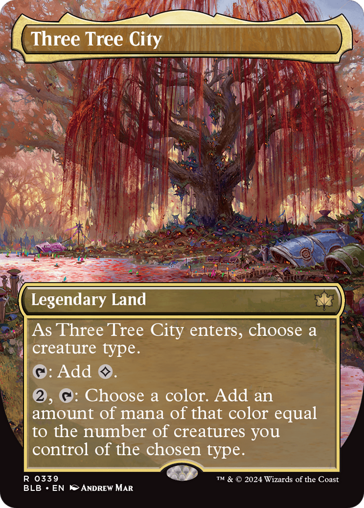 Three Tree City (BLB-339) - rare (Borderless)