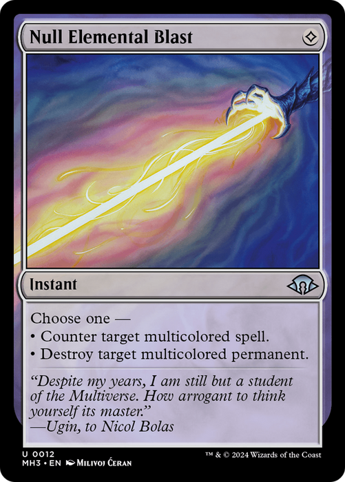 Null Elemental Blast (MH3-012) - uncommon - Foil