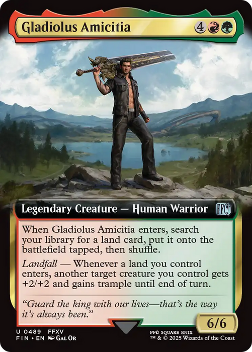 Gladiolus Amicitia (FIN-489) - uncommon: (Extended Art)
