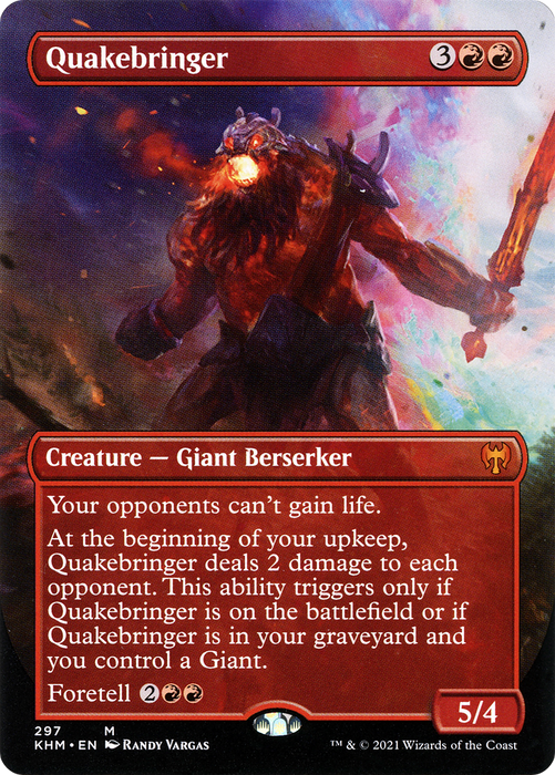 Quakebringer (KHM-297) - mythic (Borderless)