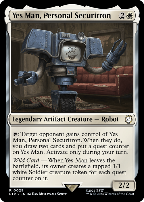 Yes Man, Personal Securitron (PIP-029) - rare - Foil