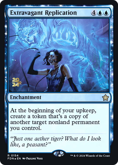 Extravagant Replication (PRE-154S) - rare: (enchantment) - Foil
