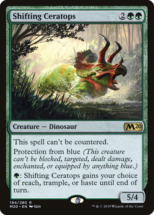 Shifting Ceratops (M20-194) - rare - Foil