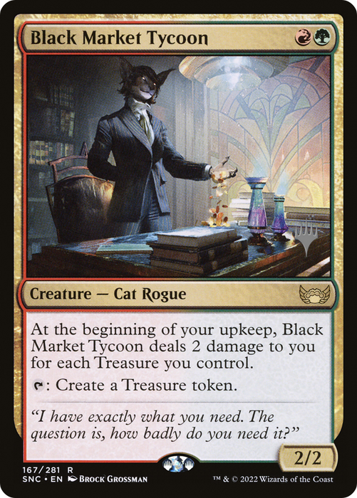 Black Market Tycoon (PPSNC-167P) - rare - Foil