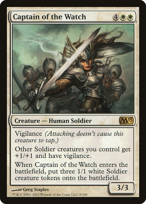 Captain of the Watch (M13-008) - rare - Foil