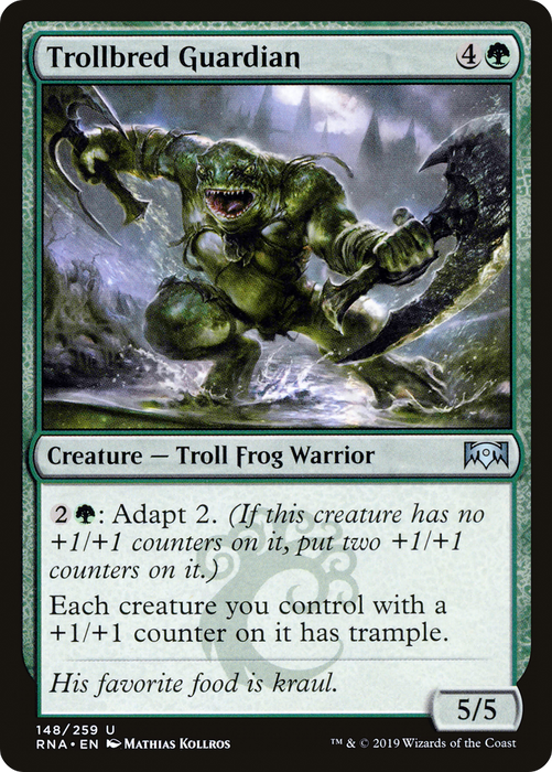 Trollbred Guardian (RNA-148) - uncommon - Foil