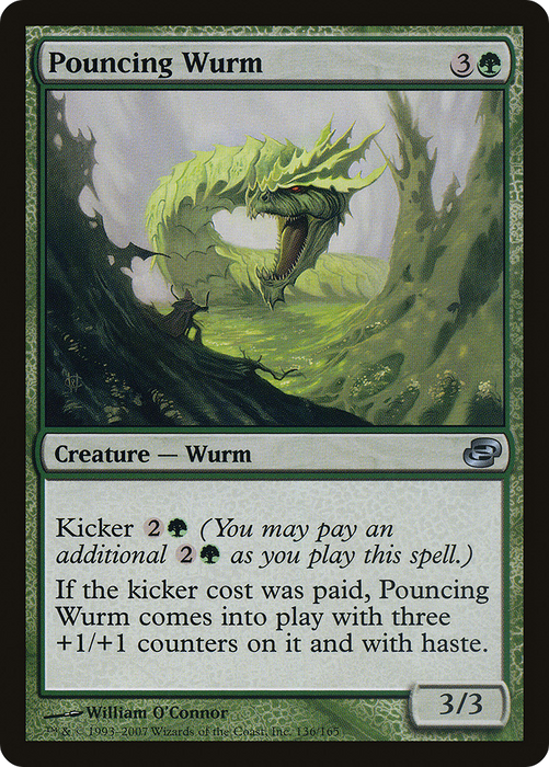 Pouncing Wurm (PLC-136) - uncommon