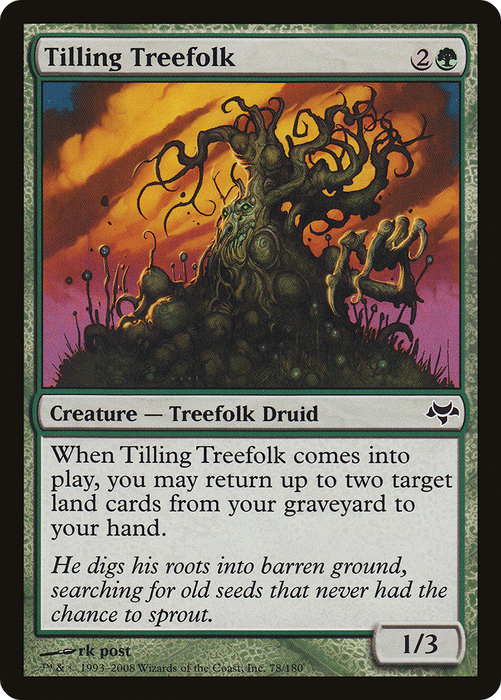 Tilling Treefolk (EVE-078) - common - Foil