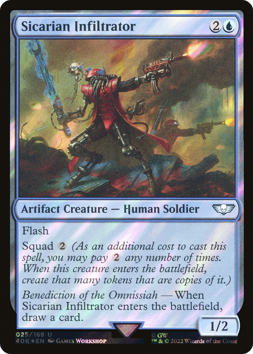 Sicarian Infiltrator (40K-25★) - uncommon - Foil