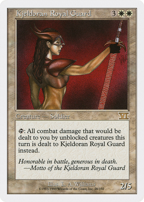 Kjeldoran Royal Guard (6ED-028) - rare