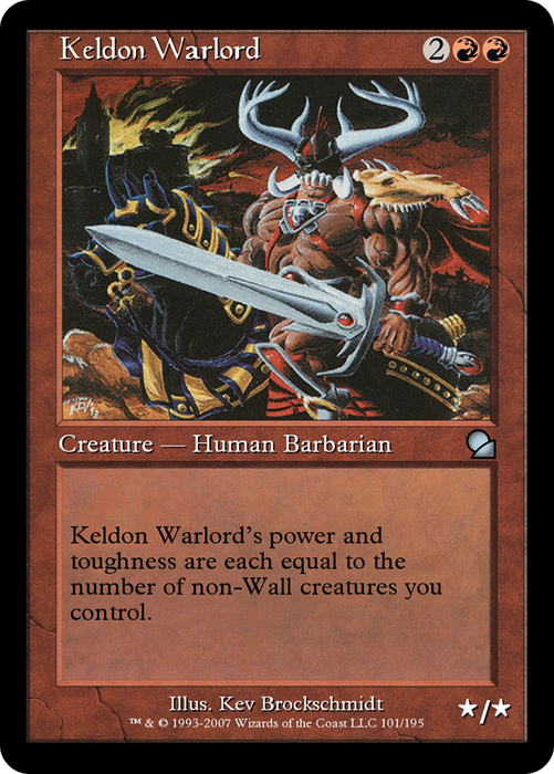 Keldon Warlord (ME1-101) - uncommon