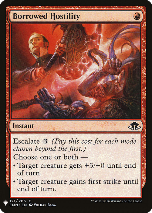 Borrowed Hostility (LIST-EMN-121) - common