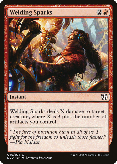 Welding Sparks (DDU-049) - common
