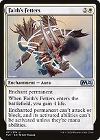 Faith's Fetters (M21-017) - uncommon - Foil