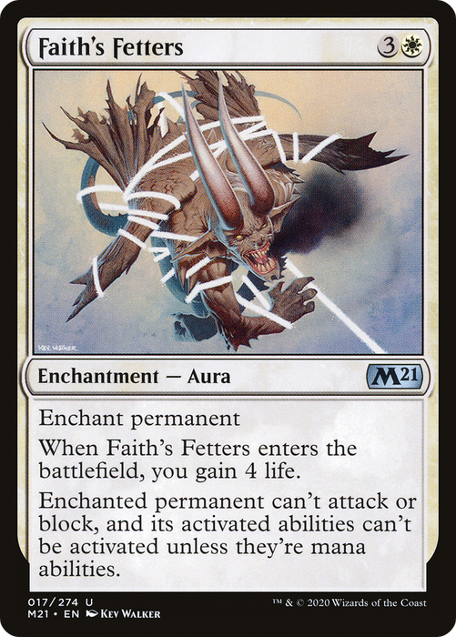Faith's Fetters (M21-017) - uncommon