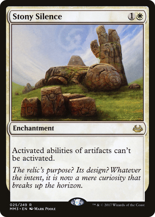 Stony Silence (MM3-025) - rare - Foil