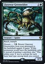 Llanowar Greenwidow (PRE-169S) - rare - Foil