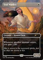 Soul Warden (SLD-1708) - rare (Borderless) - Foil