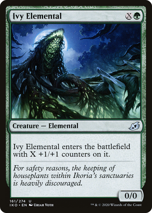 Ivy Elemental (IKO-161) - uncommon