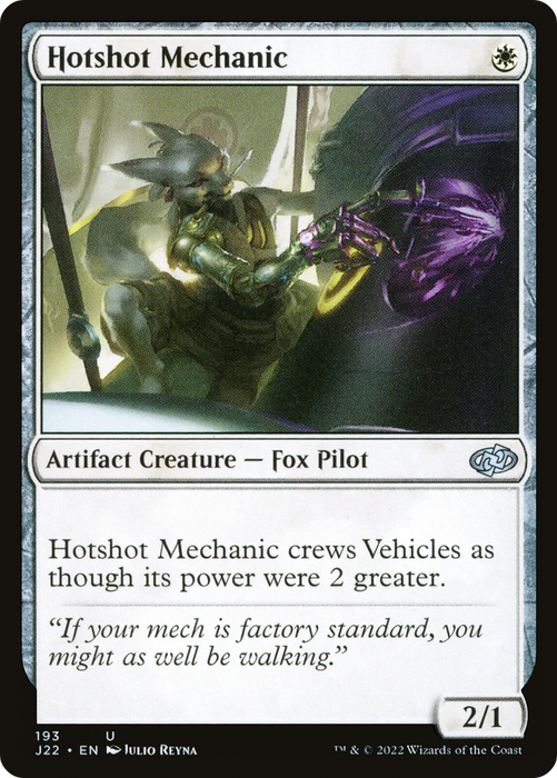 Hotshot Mechanic (J22-193) - uncommon