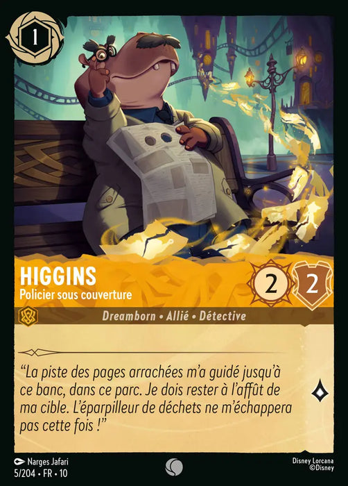 Higgins - Policier sous couverture (5/204) - LDLP - Commune - Cold Foil