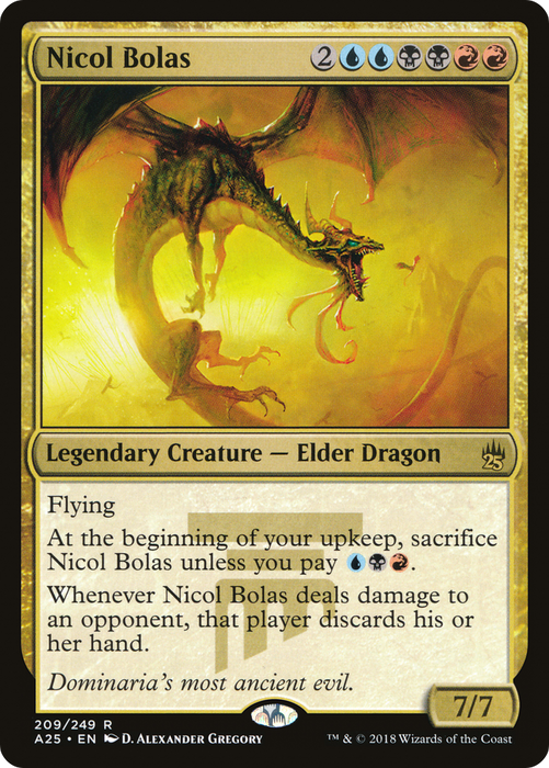 Nicol Bolas (A25-209) - rare - Foil