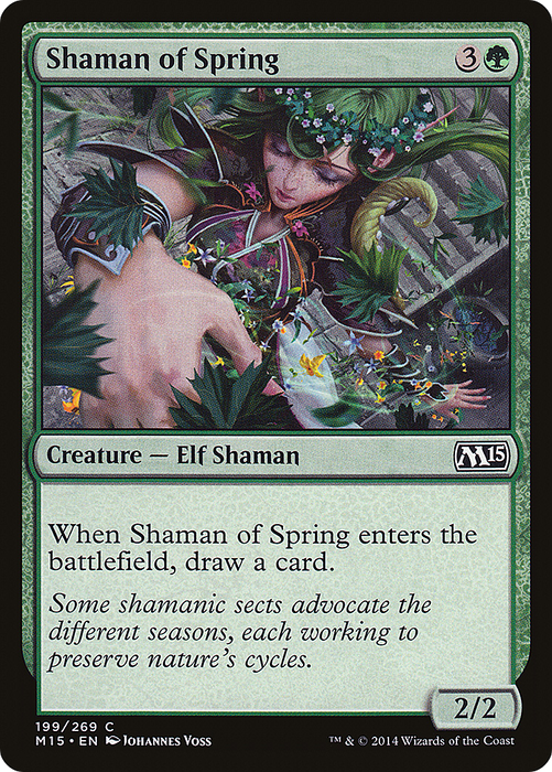 Shaman of Spring (M15-199) - common