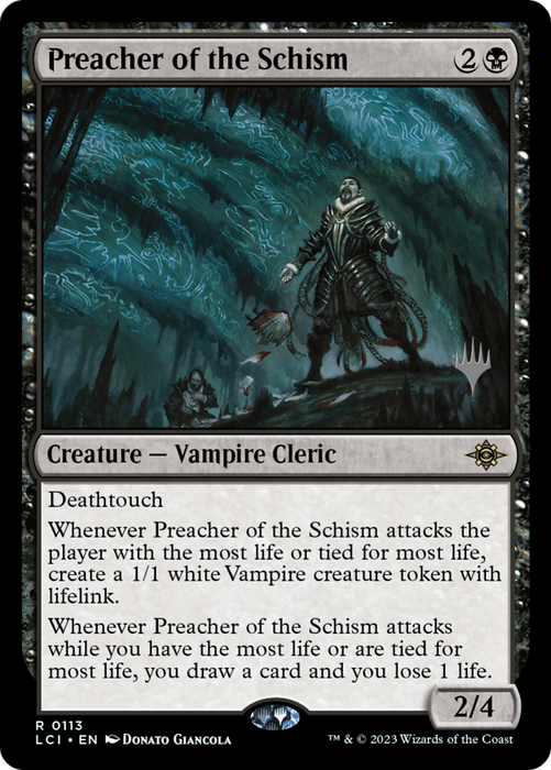Preacher of the Schism (PPLCI-113P) - rare - Foil
