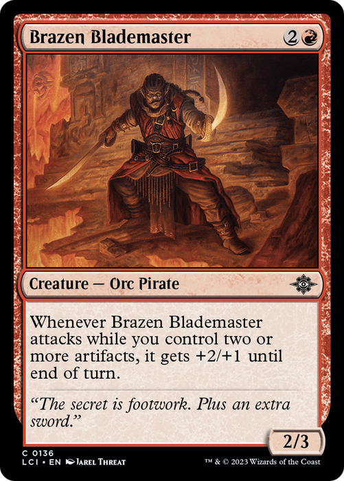 Brazen Blademaster (LCI-136) - common - Foil