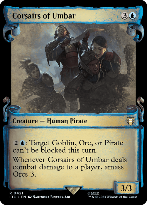 Corsairs of Umbar (LTC-421) - rare: (Showcase) - Foil