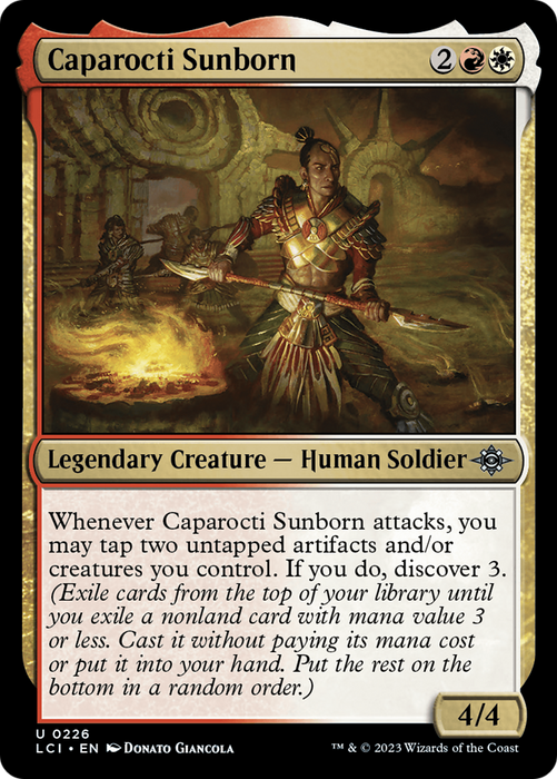 Caparocti Sunborn (LCI-226) - uncommon