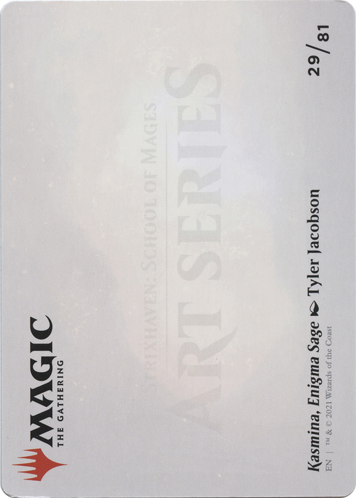 Kasmina, Enigma Sage // Kasmina, Enigma Sage (ASTX-029) - common (Borderless) - Foil
