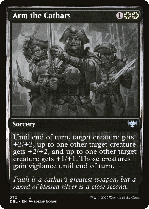 Arm the Cathars (DBL-270) - uncommon - Foil