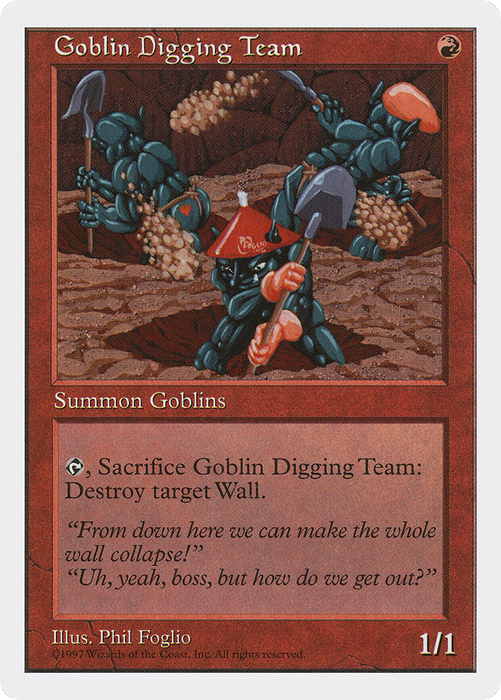 Goblin Digging Team (5ED-234) - common