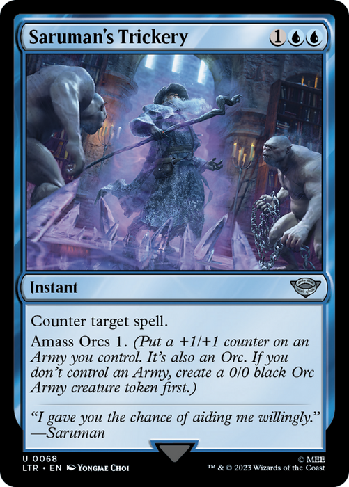 Saruman's Trickery (LTR-068) - uncommon