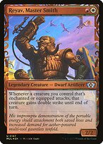 Reyav, Master Smith (MUL-187) - uncommon: (Showcase) - Foil