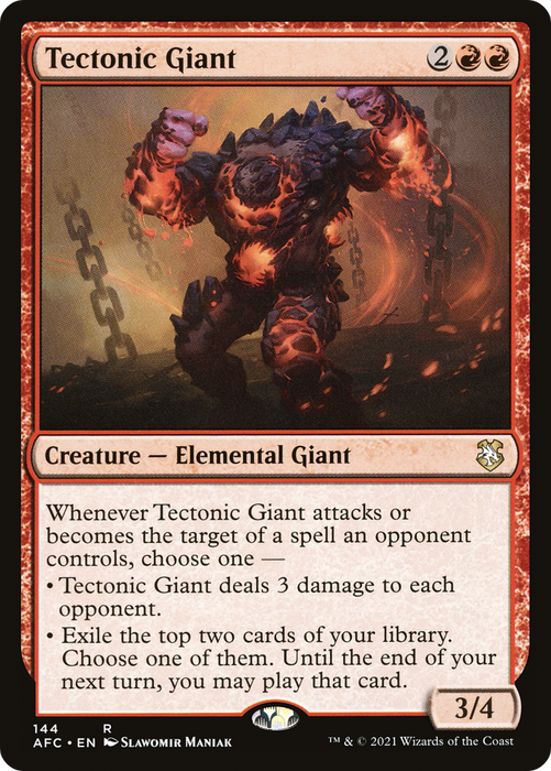 Tectonic Giant (AFC-144) - rare
