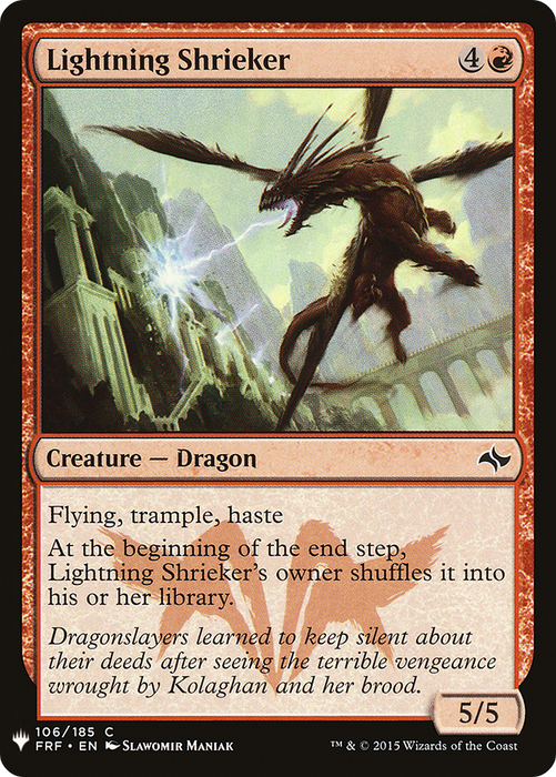 Lightning Shrieker (LIST-FRF-106) - common