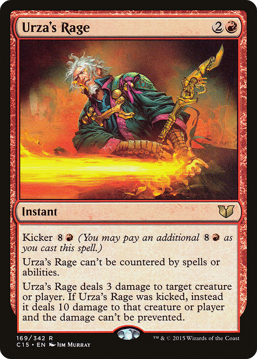 Urza's Rage (C15-169) - rare