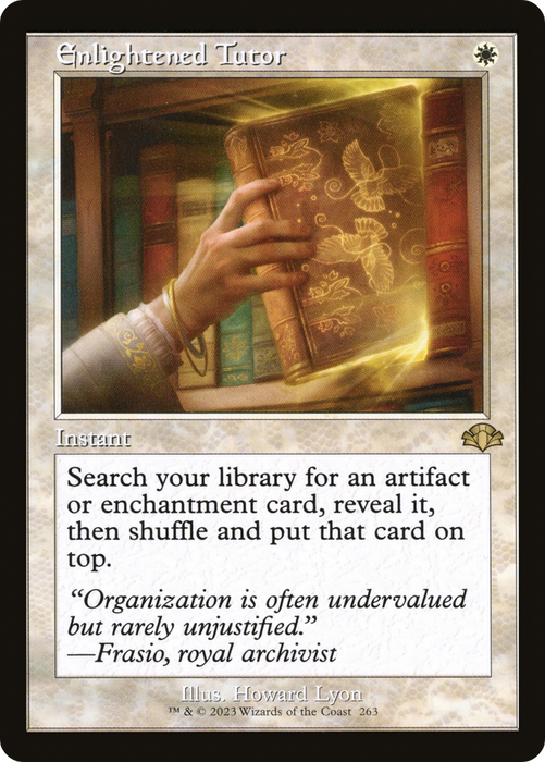 Enlightened Tutor (DMR-263) - rare - Foil