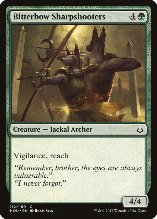 Bitterbow Sharpshooters (HOU-112) - common - Foil