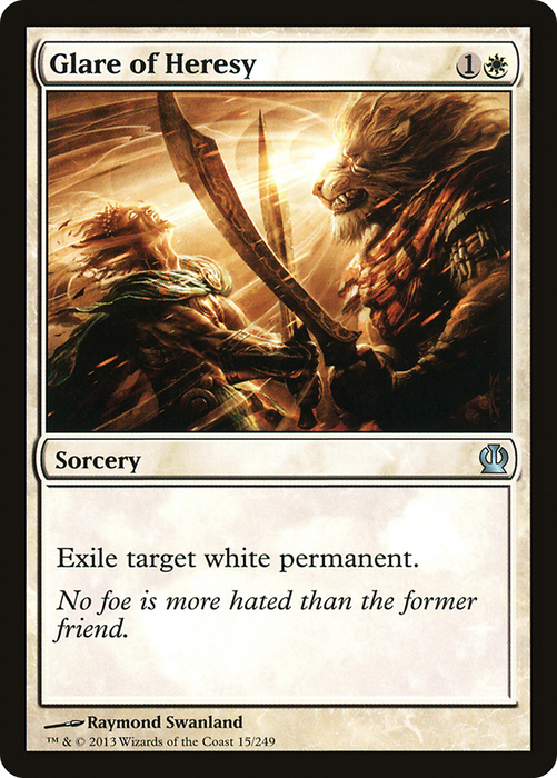 Glare of Heresy (THS-015) - uncommon