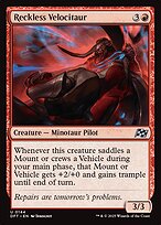 Reckless Velocitaur (DFT-144) - uncommon