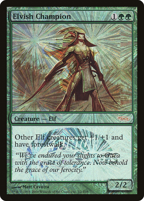 Elvish Champion (JSS-2E08) - rare - Foil