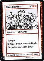 Siege Elemental (CMB1-064) - rare