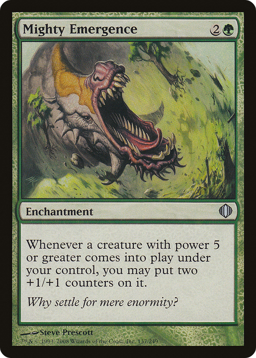 Mighty Emergence (ALA-137) - uncommon - Foil