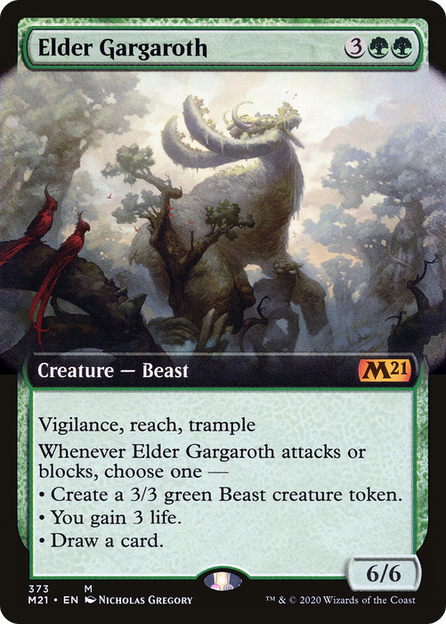 Elder Gargaroth (M21-373) - mythic: (Extended Art) - Foil