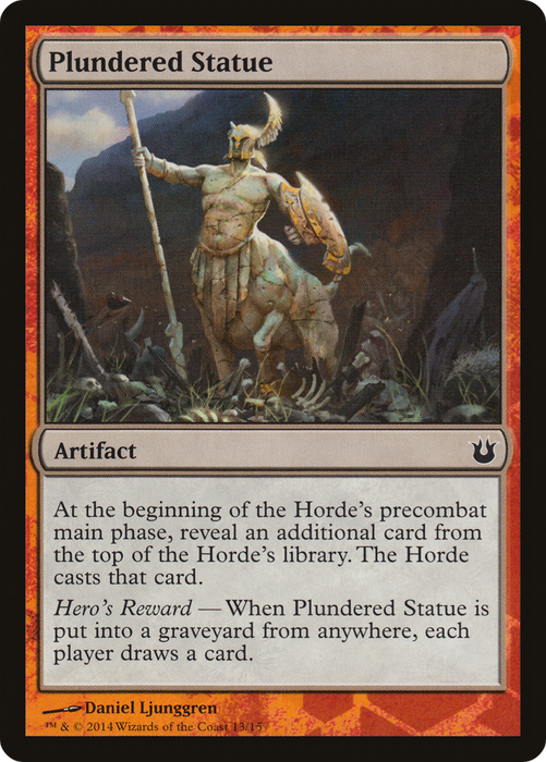 Plundered Statue (HERO-013) - common
