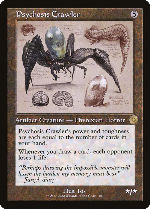 Psychosis Crawler (BRR-107) - rare - Foil